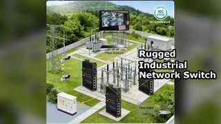 Промышленный коммутатор Ethernet 4 порта 100FX с резервным питанием