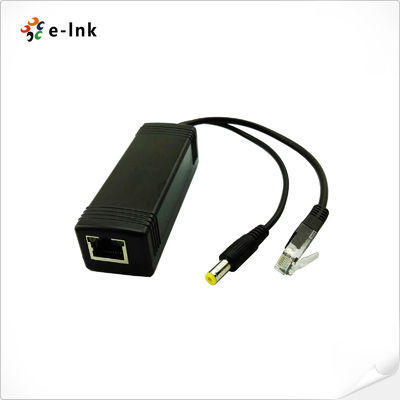 24V PoE Splitter IEEE 802.3af/at Compatible 150m Range Lightning Protection