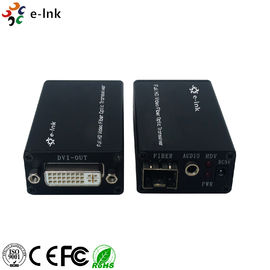 Mini DVI Fiber Optic Extender with external stereo audio