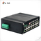 16 Port 10/100/1000T Industrial Ethernet Media Converter With 4 Port 1000X SFP