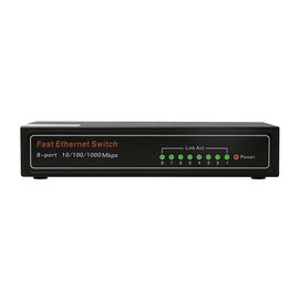 10/100/1000M 8 Port Fiber Optic Switch , Unmanaged Fiber Optical Ethernet Switch