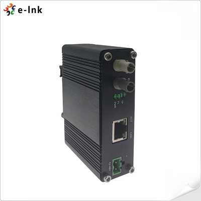 Mini Industrial Ethernet  Media Converter with 10BASE-T and 10BASE-FL Ports