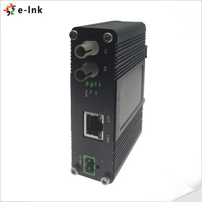 Mini Industrial Ethernet  Media Converter with 10BASE-T and 10BASE-FL Ports