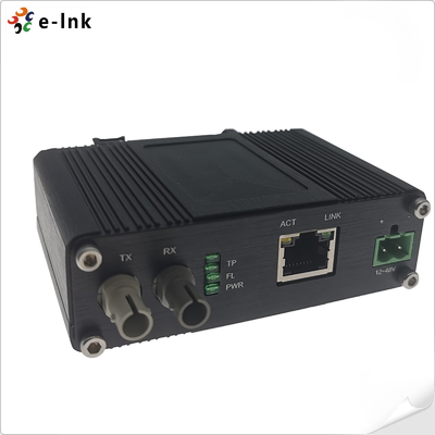 Mini Industrial Ethernet  Media Converter with 10BASE-T and 10BASE-FL Ports