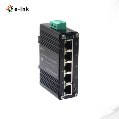 Mini Industrial Hardened Web Managed 5 port Gigabit Ethernet Switch