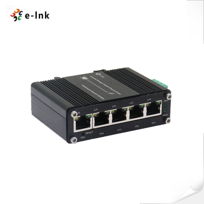 Mini Industrial Hardened Web Managed 5 port Gigabit Ethernet Switch