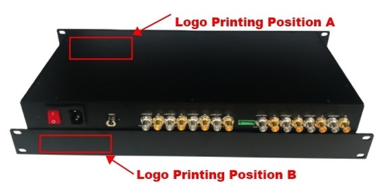 1U Rack-Mountable 8-Channel SD/HD/3G-SDI Over Single Fiber CWDM Uncompressed Extender