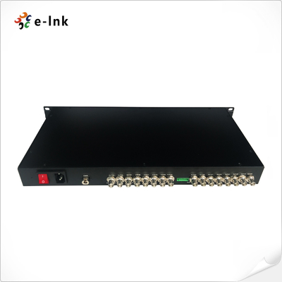 1U Rack-Mountable 8-Channel SD/HD/3G-SDI Over Single Fiber CWDM Uncompressed Extender