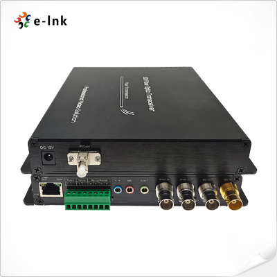 1Ch BIDI 3G-SDI Video + 2Ch Backward Analog Audio + 1Ch BIDI RS422 + 1Ch 100M Ethernet + 1Ch Backward Tally + 1Ch Backward Analog Tri-level Sync over Fiber Extender