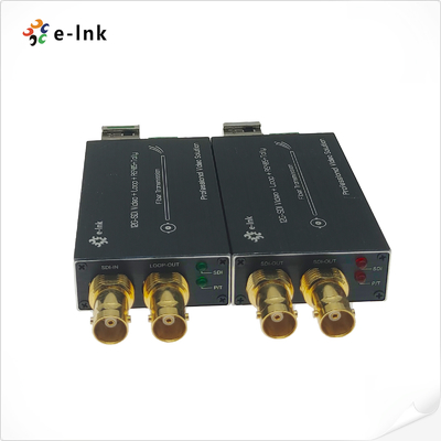 Mini 12G-SDI To Fiber Converter With Tally And RS485