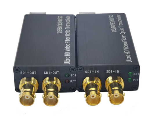Mini 24G-SDI to Fiber Converter with 2 x 12G-SDI 1*LC fiber