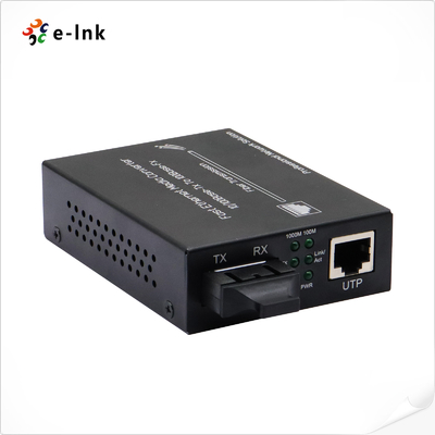 10/100M Fast Ethernet Media Converter With Built-In Power Supply Multi-Mode 2KM