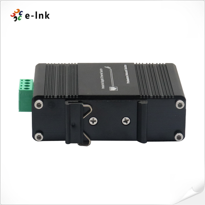 Mini Industrial 4-Port Gigabit + 1 SFP Switch with 12~48VDC Wide Range Power Input