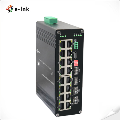 Industrial L2+ managed 16-port 10/100/1000Base-T + 4-port 1000Base-X SFP Hardened Managed Ethernet Switch