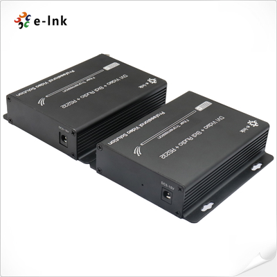DVI Fiber Optic Extender with KVM, Audio, RS232 & GPIO