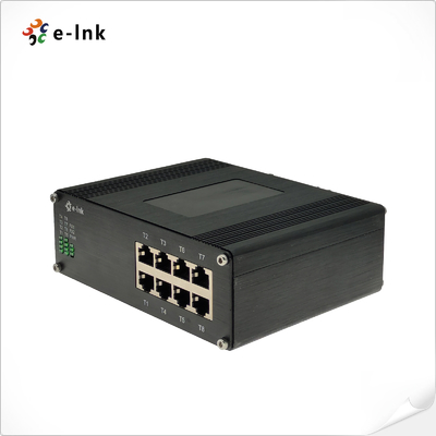 8-Port 10/100Base-TX Redundant 12～58VDC Power Inputs Hardened Unmanaged Industrial Ethernet Switch