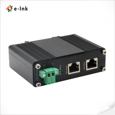 Industrial PoE++ Injector, 100W, Voltage Booster, DC 12-48V, IEEE 802.3bt Standard
