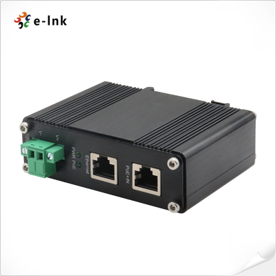 Industrial PoE++ Injector, 100W, Voltage Booster, DC 12-48V, IEEE 802.3bt Standard