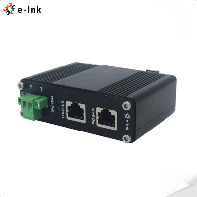 Industrial Gigabit 60W PoE Injector, IEEE 802.3af/at, 12~48V DC Wide Input
