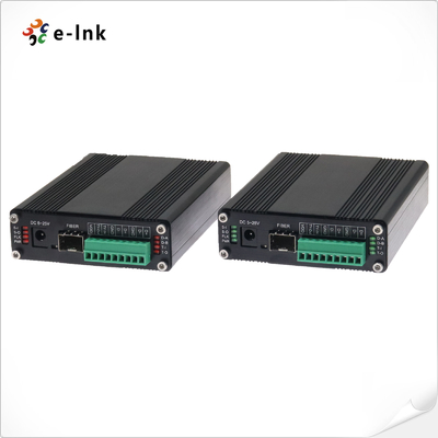Industrial 3G/HD-SDI Fiber Converter with Bidirectional Audio, Tally and RS485 Data