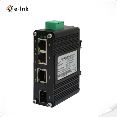 Solar-Powered Industrial PoE Switch with Wide Temp and Voltage Booster DIN Rail
