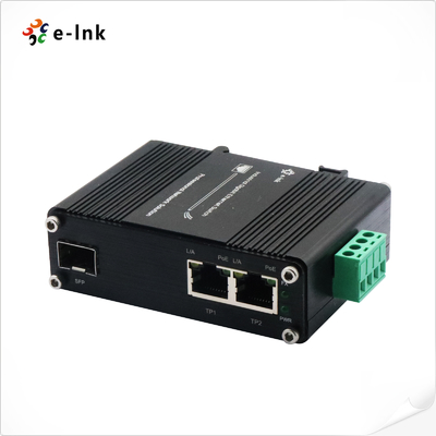 Industrial SFP Media Converter Gigabit PoE++ EN55022 Compliant