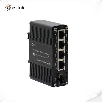 Mini Industrial PoE PD Switch 10/100/1000 3 Port Gigabit with PoE Splitter Function