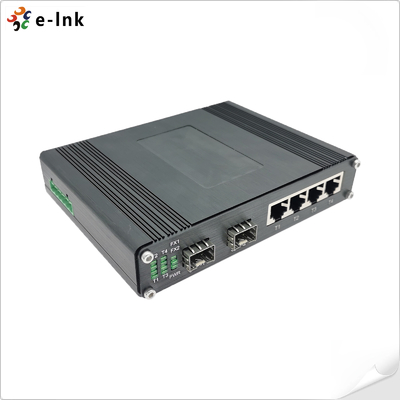 Industrial 4-Port 802.3bt 90W PoE++ + 2-Port SFP Hardened Gigabit Switch