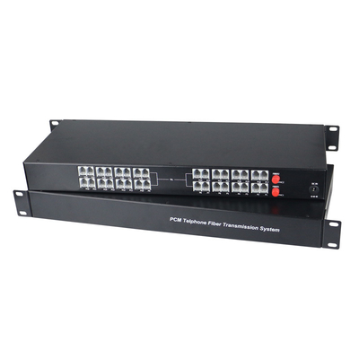 32 Channel POTS Fiber Extender Transmits 32 Phone Lines Remotely