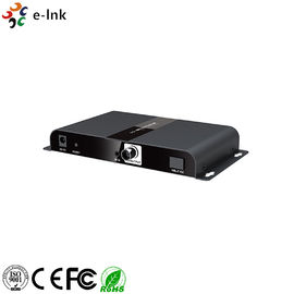 3G / HD-SDI CCTV Fiber Optic Converter Extender Metal Case With IR Remote Control