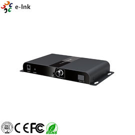 3G / HD-SDI CCTV Fiber Optic Converter Extender Metal Case With IR Remote Control