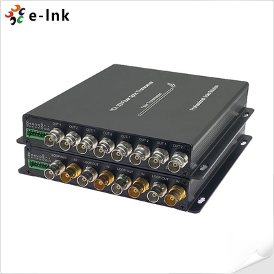 4-канальный 3G-SDI волоконный преобразователь с RS485 & Tally