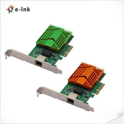 Высокоскоростная сетевая карта 10G PCIe с кабелями 2.5G/5G/10G по кабелям категории 5e/6/6a