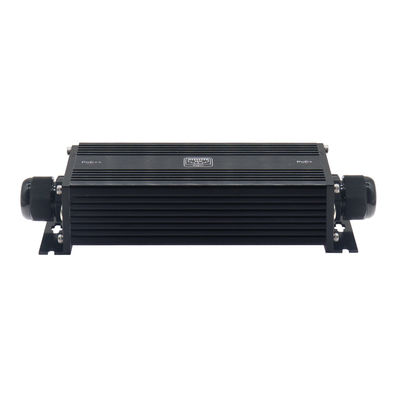 Промышленный гигабитный PoE-удлинитель IP67, 1 вход, 1 выход, 90 Вт, 400 м, каскад