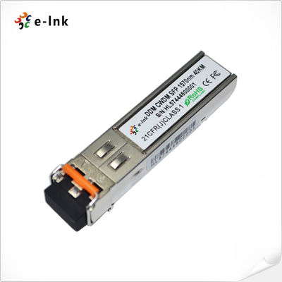 HD-SDI CWDM 1270~1610nm 80 км цифровой видео SFP оптический приемопередатчик (MSA)